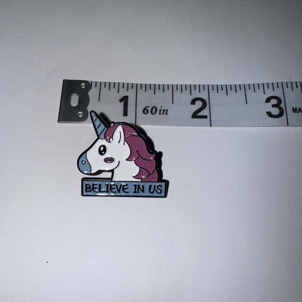 Believe In Us Unicorn Pin Brooch